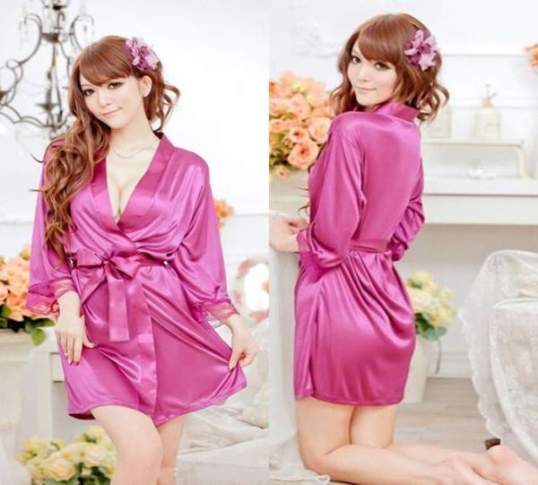 new lace silk satin kimono robe dressing women summer babydoll lingerie nightdress pajamas sleepwear bathrobe4743907, Black;red
new lace silk satin kimono robe dressing women summer babydoll lingerie nightdress pajamas sleepwear bathrobe4743907, Black;red