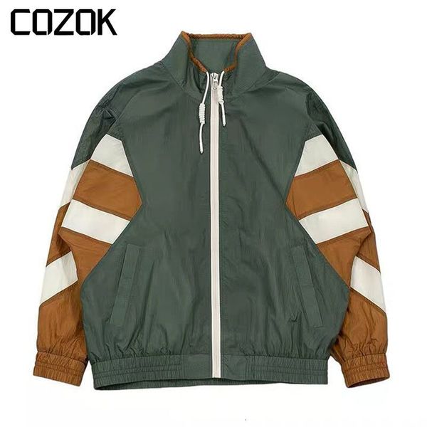 mens jackets korean spring varsity men patchwork high street harajuku windbreaker stand collar college streetwear coat couple 230726, Black;brown
mens jackets korean spring varsity men patchwork high street harajuku windbreaker stand collar college streetwear coat couple 230726, Black;brown
