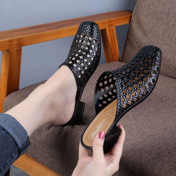 sandals beach shoes slippers soft women's sandals hollow out mid heels korea style footwear antiskid black apricot red drop 230726
sandals beach shoes slippers soft women's sandals hollow out mid heels korea style footwear antiskid black apricot red drop 230726