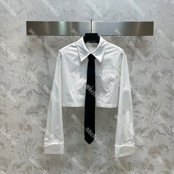 women shirts with triangle badge neck tie white short shirts designer party shirts lady
women shirts with triangle badge neck tie white short shirts designer party shirts lady