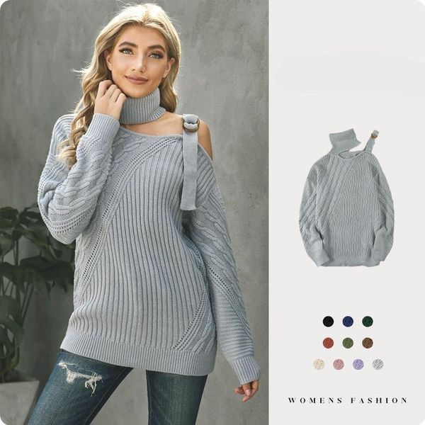 women's sweaters one side off shoulder thick sweater women fall winter 2023 new loose long sleeve solid for women, White;black
women's sweaters one side off shoulder thick sweater women fall winter 2023 new loose long sleeve solid for women, White;black