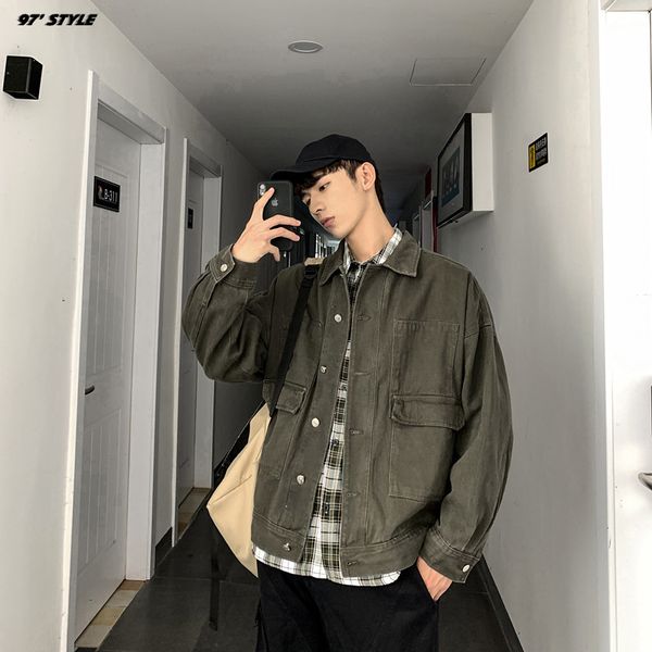 mens jackets spring and autumn ins japanese retro jacket multipocket tooling harajuku loose allmatch casual 230726, Black;brown
mens jackets spring and autumn ins japanese retro jacket multipocket tooling harajuku loose allmatch casual 230726, Black;brown