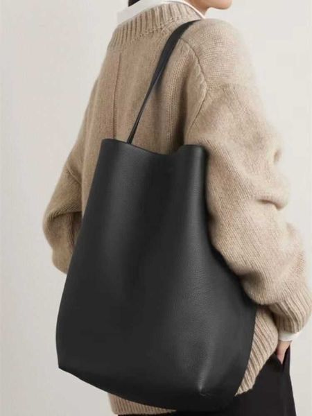 the row new genuine leather premium bucket bag one shoulder handbag lychee grain cowhide large capacity tote bag for women
the row new genuine leather premium bucket bag one shoulder handbag lychee grain cowhide large capacity tote bag for women