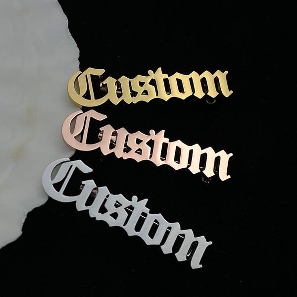 pins brooches personalized brooch for women custom letter name badge men's lapel pin stainless steel jewelry groomsmen gifts 230727, Gray
pins brooches personalized brooch for women custom letter name badge men's lapel pin stainless steel jewelry groomsmen gifts 230727, Gray