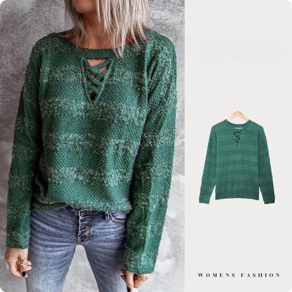 women's sweaters collar crossed hollowed out wool women 2023 spring fall new solid long sleeve sweater, White;black
women's sweaters collar crossed hollowed out wool women 2023 spring fall new solid long sleeve sweater, White;black