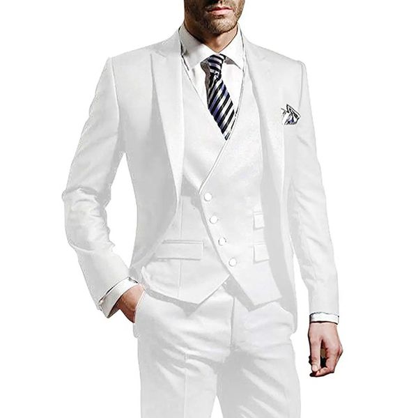 mens suits blazers white men wedding groom wear pea lapel tuxedos business party suit 3 pieces jacketvestpantcostume homme 230726, White;black
mens suits blazers white men wedding groom wear pea lapel tuxedos business party suit 3 pieces jacketvestpantcostume homme 230726, White;black