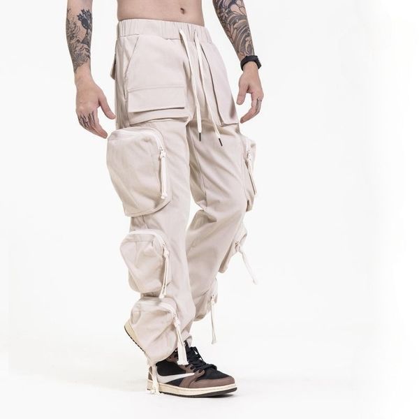 fashion 3d multiple pockets cargo pants men joggers drawstring zipper sweatpants track trousers bottoms hip hop street casual overalls, Black
fashion 3d multiple pockets cargo pants men joggers drawstring zipper sweatpants track trousers bottoms hip hop street casual overalls, Black