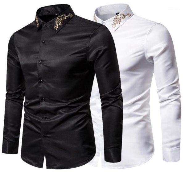 mens dress shirts mens fashion casual slim solid long sleeve shirts high end embroidery business formal dress size 2xl17448556, White;black
mens dress shirts mens fashion casual slim solid long sleeve shirts high end embroidery business formal dress size 2xl17448556, White;black