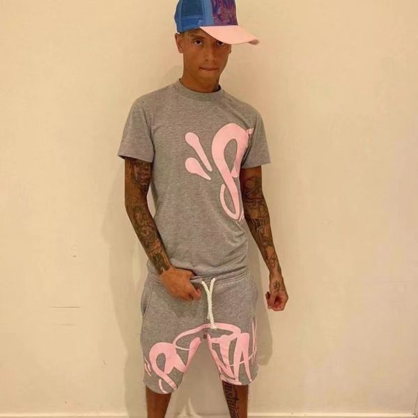 men's tracksuits cotton short sleeved shorts suit men women american ins summer casual sports two piece y2k street style handsome versa, Gray
men's tracksuits cotton short sleeved shorts suit men women american ins summer casual sports two piece y2k street style handsome versa, Gray