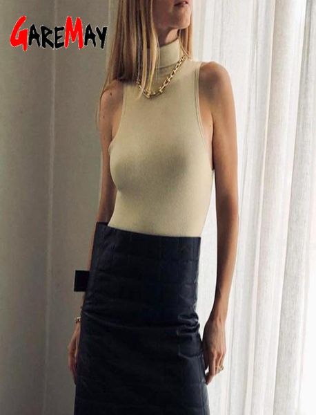 rib turtleneck sleeveless knitted bodysuit women streetwear 2020 autumn winter female jumpsuit romper chic slim ladies overalls t22054724, Black;white
rib turtleneck sleeveless knitted bodysuit women streetwear 2020 autumn winter female jumpsuit romper chic slim ladies overalls t22054724, Black;white