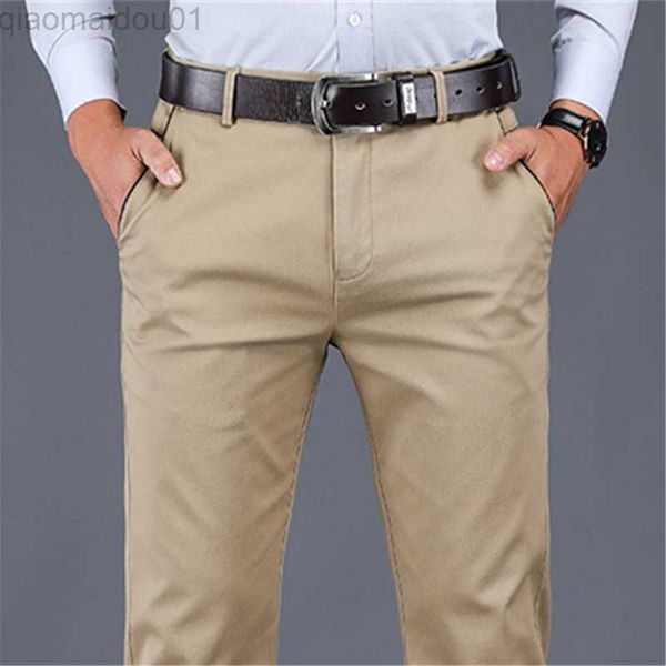 men's pants 98% cotton casual pants men high waist elastic straight loose trousers mens solid color business dress pants brand man clot, Black
men's pants 98% cotton casual pants men high waist elastic straight loose trousers mens solid color business dress pants brand man clot, Black
