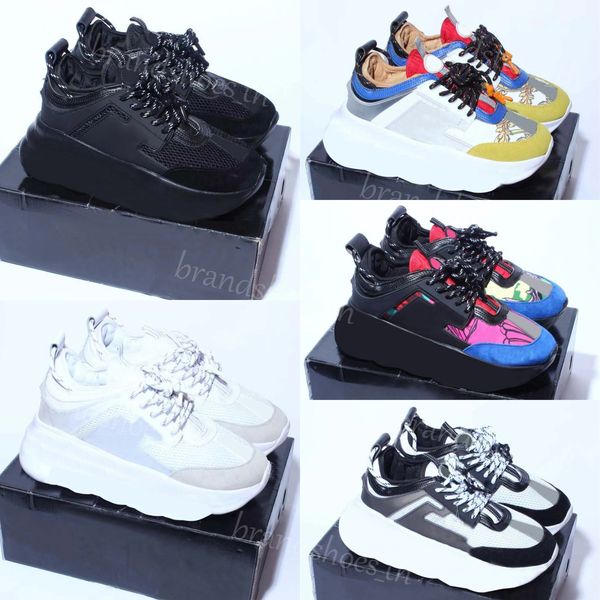 chain reaction designer shoes men sneakers women trainers height platform sneaker suede leather shoe reflective rubber trainer luxury italy, Black
chain reaction designer shoes men sneakers women trainers height platform sneaker suede leather shoe reflective rubber trainer luxury italy, Black