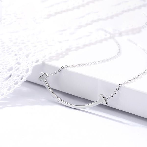 women's jewelry 2023 tiffanyyy fashion designer necklace girls' collarbone pendant fashion jewelry necklace party gift smile roman, Silver
women's jewelry 2023 tiffanyyy fashion designer necklace girls' collarbone pendant fashion jewelry necklace party gift smile roman, Silver