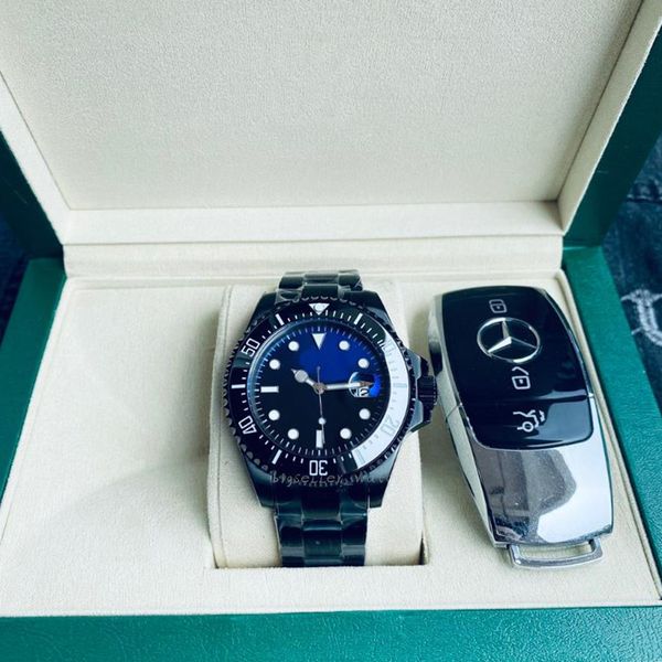 men's automatic watch designer classic 43mm mechanical watch 904l all stainless steel strap with blue black dial 007 sapphire waterproo, Slivery;brown
men's automatic watch designer classic 43mm mechanical watch 904l all stainless steel strap with blue black dial 007 sapphire waterproo, Slivery;brown