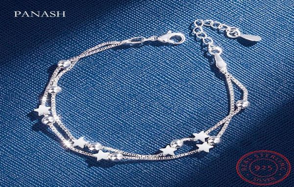 100 original 925 sterling silver bracelet double layered stars beads chian bracelets bangles for women girls wedding jewelry5463846931771, Golden;silver
100 original 925 sterling silver bracelet double layered stars beads chian bracelets bangles for women girls wedding jewelry5463846931771, Golden;silver