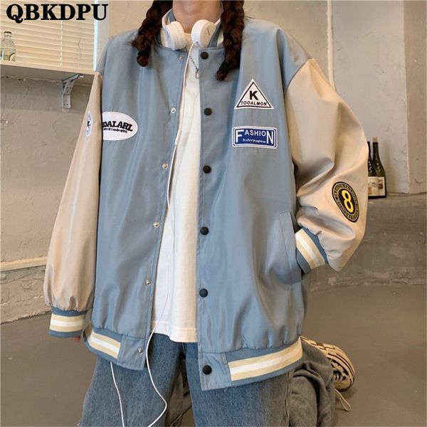 womens jackets spring y2k vintage spliced baseball women harajuku coats casual korean chaquetas long sleeve outerwear streetwear casaco 2307, Black;brown
womens jackets spring y2k vintage spliced baseball women harajuku coats casual korean chaquetas long sleeve outerwear streetwear casaco 2307, Black;brown