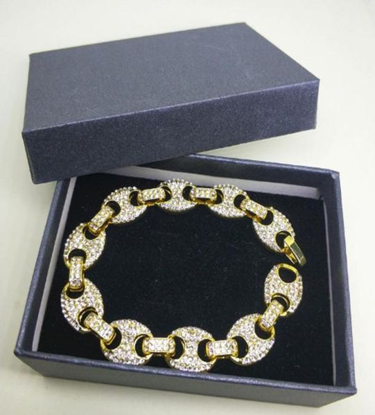 18k real gold plated marine link cz bling bling bracelets 12mm 18cm full cz sigle row link chain bracelet men women hip hop jewelr3963534, Black
18k real gold plated marine link cz bling bling bracelets 12mm 18cm full cz sigle row link chain bracelet men women hip hop jewelr3963534, Black