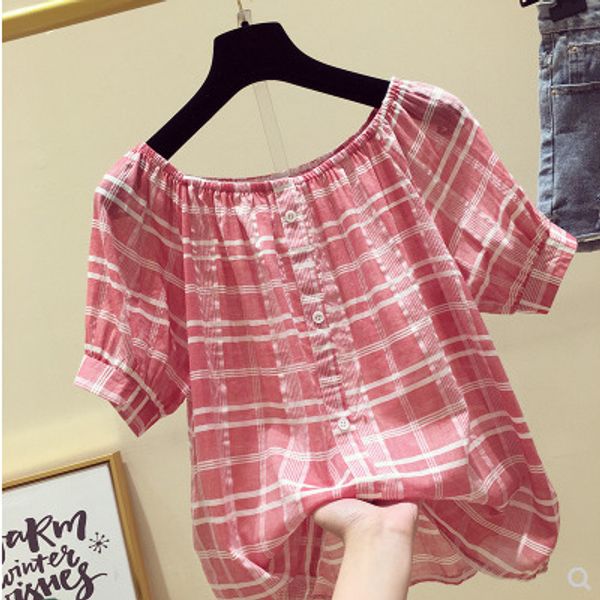 womens blouses shirts women sweet colorful plaid print casual smock blouse ladies o neck chic shirt summer femininas ls65121 230726, White
womens blouses shirts women sweet colorful plaid print casual smock blouse ladies o neck chic shirt summer femininas ls65121 230726, White