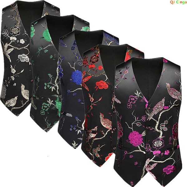 mens vests large size 6xl men luxury jacquard wedding suit vest black blue white business banquet party casual flower dress waistcoat homme, Black;white
mens vests large size 6xl men luxury jacquard wedding suit vest black blue white business banquet party casual flower dress waistcoat homme, Black;white