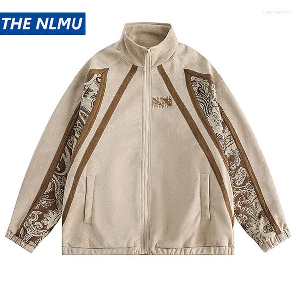 men's jackets vintage suede men cashew graphic patchwork jacket and coat 2023 harajuku varsity college retro outwear streetwear, Black;brown
men's jackets vintage suede men cashew graphic patchwork jacket and coat 2023 harajuku varsity college retro outwear streetwear, Black;brown