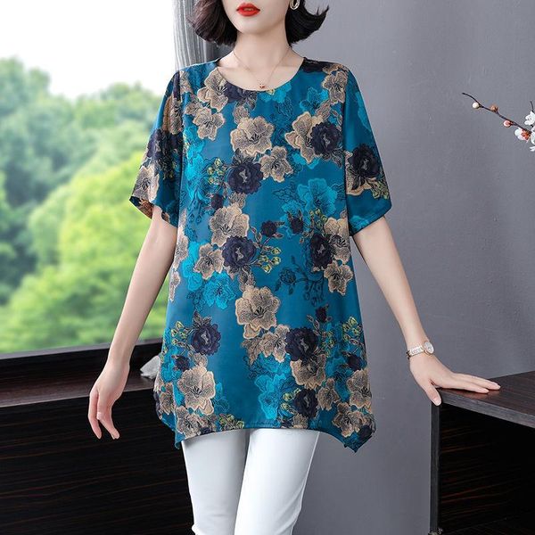 vests female clothing vintage floral printed midi tshirt round neck 2023 summer short sleeve irregular allmatch loose folk pullovers, Black;white
vests female clothing vintage floral printed midi tshirt round neck 2023 summer short sleeve irregular allmatch loose folk pullovers, Black;white