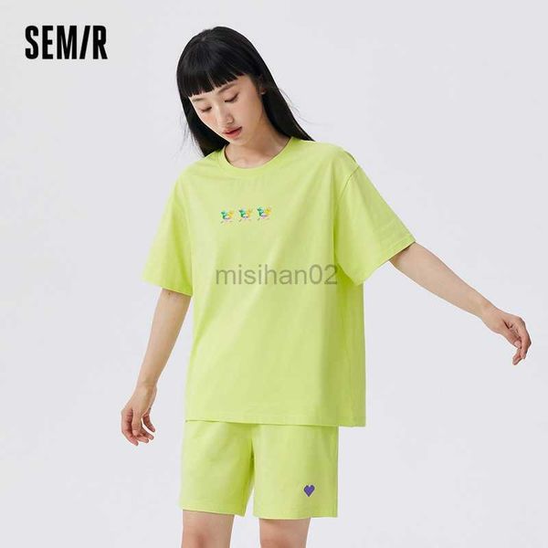 women's sleep lounge semir household suit women soft comfortable and breathable spring popular casual daily short sleeve pajamas hkd230
women's sleep lounge semir household suit women soft comfortable and breathable spring popular casual daily short sleeve pajamas hkd230