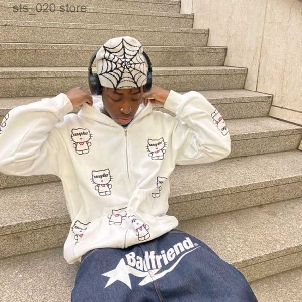 women's hoodies sweatshirts y2k zipper hoodie 2023 harajuku kawaii cute graphics streetwear men women models sports hoodies loose casua, Black
women's hoodies sweatshirts y2k zipper hoodie 2023 harajuku kawaii cute graphics streetwear men women models sports hoodies loose casua, Black