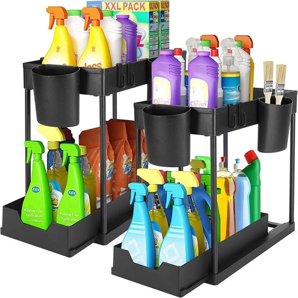food storage organization sets kitchen under sink organizer bathroom shelves 2 tier rack for collection baskets 230627
food storage organization sets kitchen under sink organizer bathroom shelves 2 tier rack for collection baskets 230627