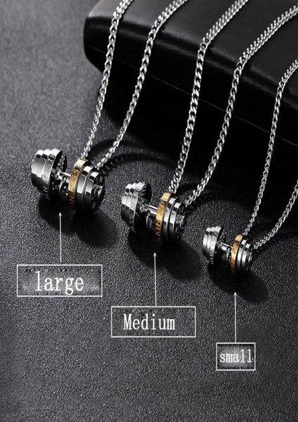 barbell steel color stainless steel necklace mens couple pendants fitness sport man fitness accesories jewelry on the neck pride5918773, Silver
barbell steel color stainless steel necklace mens couple pendants fitness sport man fitness accesories jewelry on the neck pride5918773, Silver