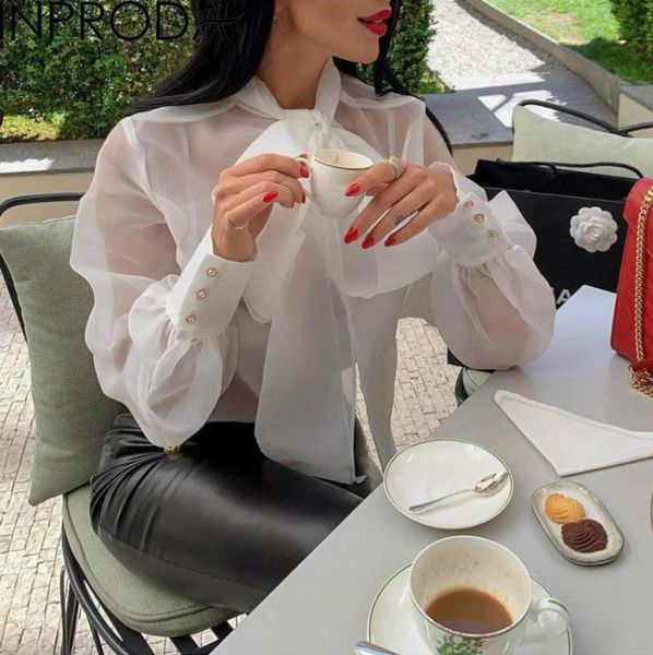women039s blouses shirts inproda women blouse perspective organza bow puff sleeve stand collar white ladies shirt fashio996436679648
women039s blouses shirts inproda women blouse perspective organza bow puff sleeve stand collar white ladies shirt fashio996436679648