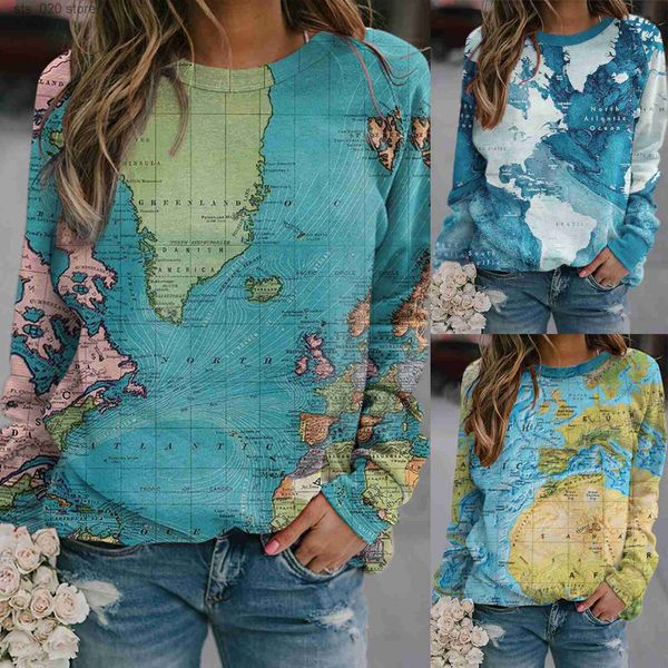 women's hoodies sweatshirts women world map print hoodies vintage pattern round neck long sleeve sweatshirt print flower casual pullove, Black
women's hoodies sweatshirts women world map print hoodies vintage pattern round neck long sleeve sweatshirt print flower casual pullove, Black