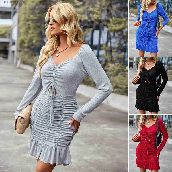 basic casual dresses temperament one step dress 2022 winter long sleeve solid color dress women t230727, Black;gray
basic casual dresses temperament one step dress 2022 winter long sleeve solid color dress women t230727, Black;gray