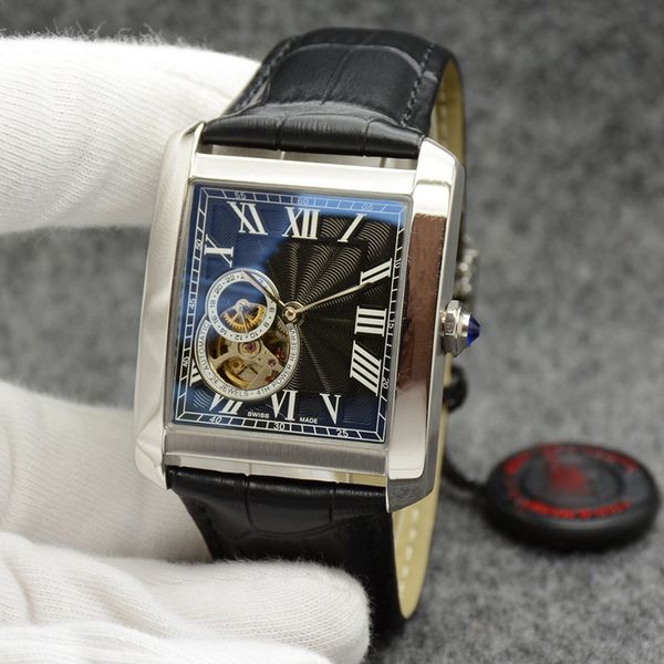 tank series new stainless steel hollow automatic mechanical watch sapphire, Slivery;golden
tank series new stainless steel hollow automatic mechanical watch sapphire, Slivery;golden