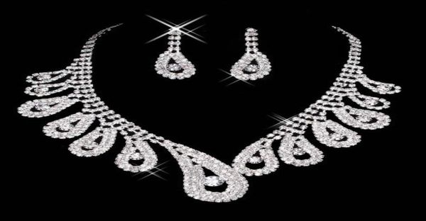 15042 womens bridal wedding pageant rhinestone necklace earrings jewelry sets for party bridal jewelry1196159, White
15042 womens bridal wedding pageant rhinestone necklace earrings jewelry sets for party bridal jewelry1196159, White