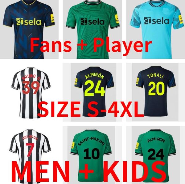 23 24 home soccer jerseys newcastles 130th years bruno g. joelinton isak 2023 2024 nufc united home away maximin wilson almiron football shi, Black;yellow
23 24 home soccer jerseys newcastles 130th years bruno g. joelinton isak 2023 2024 nufc united home away maximin wilson almiron football shi, Black;yellow