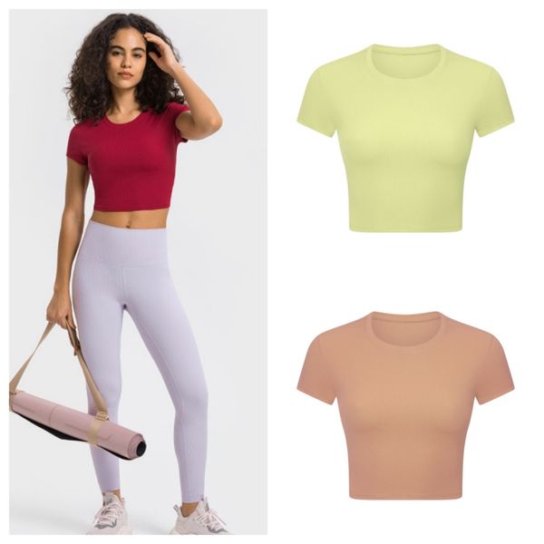 lulu short yoga breathable running t-shirt women's short sleeve solid color outdoor sports fitness clothing
lulu short yoga breathable running t-shirt women's short sleeve solid color outdoor sports fitness clothing