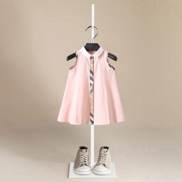 girl's dresses summer girl skirt white small pointed collar children's princess dress solid color sleeveless shirt vest dress kids, Red;yellow
girl's dresses summer girl skirt white small pointed collar children's princess dress solid color sleeveless shirt vest dress kids, Red;yellow