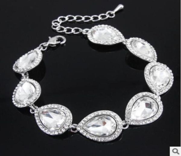 new crystal bridal jewelry sets silver color teardrop bridal bracelet earrings sets wedding jewelry 2797628
new crystal bridal jewelry sets silver color teardrop bridal bracelet earrings sets wedding jewelry 2797628