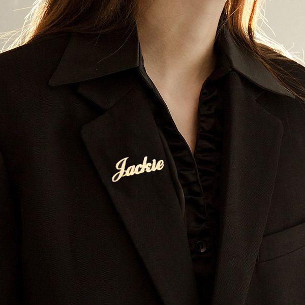 pins brooches personalized womens fashion trend custom name letter mens stainless steel jewelry gifts broches personalizados 230727, Gray
pins brooches personalized womens fashion trend custom name letter mens stainless steel jewelry gifts broches personalizados 230727, Gray