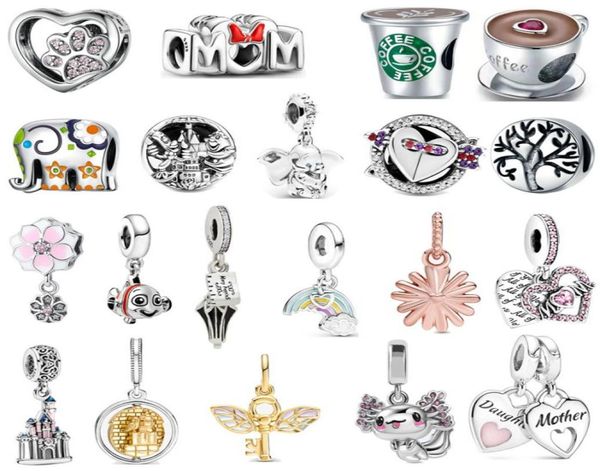 new s925 sterling silver bead charm beaded original fit bracelet pendant fashion trend classic diy ladies mom jewelry exquisite gift2932994, Bronze;silver
new s925 sterling silver bead charm beaded original fit bracelet pendant fashion trend classic diy ladies mom jewelry exquisite gift2932994, Bronze;silver