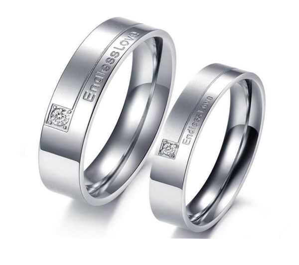 couples promise rings quotendless lovequot men women039s stainless steel engagement wedding band with shiny cz crystal inla2308759, Silver
couples promise rings quotendless lovequot men women039s stainless steel engagement wedding band with shiny cz crystal inla2308759, Silver