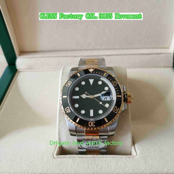 clean factory mens watch cf super version 40mm 116613 116613ln two tone gold 904l steel ceramic watches cal.3135 movement mechanical automat, Slivery;brown
clean factory mens watch cf super version 40mm 116613 116613ln two tone gold 904l steel ceramic watches cal.3135 movement mechanical automat, Slivery;brown