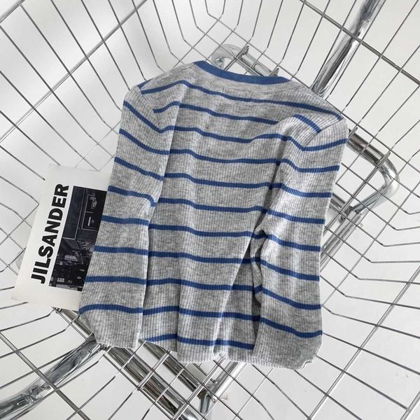 spring and summer women's striped letter print slim short knitwear, striped letter print casual and simple, knitted fabric soft and com, White
spring and summer women's striped letter print slim short knitwear, striped letter print casual and simple, knitted fabric soft and com, White