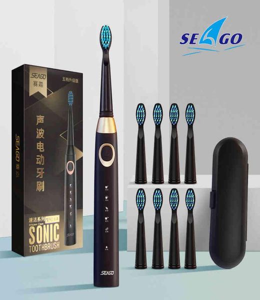 toothbrush seago electric toothbrush usb rechargeable 5 modes smart ultra toothbrushes travel case oral care brush 8 teeth heads q0508404634
toothbrush seago electric toothbrush usb rechargeable 5 modes smart ultra toothbrushes travel case oral care brush 8 teeth heads q0508404634