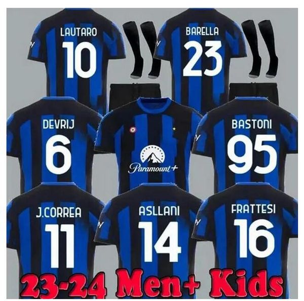 23 24 lukaku inters lautaro milans soccer jerseys anniversary correa dzeko barella asllani frattesi 2023 2024 brozovic home football shirt u, Black;yellow
23 24 lukaku inters lautaro milans soccer jerseys anniversary correa dzeko barella asllani frattesi 2023 2024 brozovic home football shirt u, Black;yellow