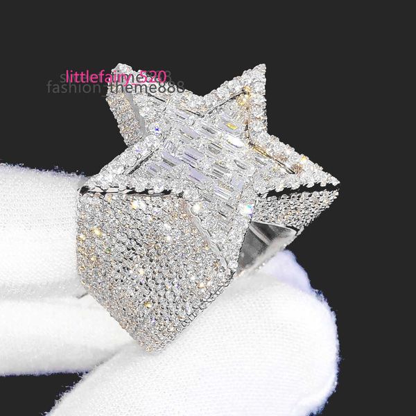 pendant necklaces factory custom luxury hiphop jewelry 925 silver vvs moissanite diamond hip hop star ring iced out letter ring men
pendant necklaces factory custom luxury hiphop jewelry 925 silver vvs moissanite diamond hip hop star ring iced out letter ring men