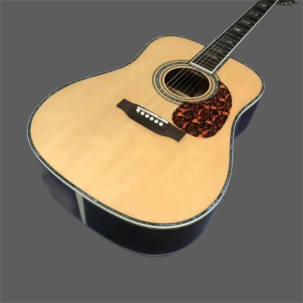2022 new 41 6-string acoustic guitar. spruce veneer and rosewood back and sides, ebony fretboard, abalone shell inlay, super deluxe
2022 new 41 6-string acoustic guitar. spruce veneer and rosewood back and sides, ebony fretboard, abalone shell inlay, super deluxe