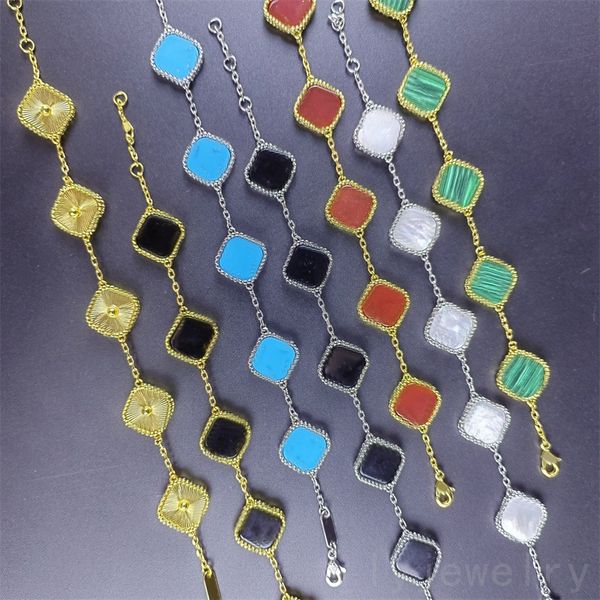 mens bracelet designer for women bracelets 4 leaf clover valentine s day gifts green gemstone jewlery gold plated romantic ins love bracelet, Golden;silver
mens bracelet designer for women bracelets 4 leaf clover valentine s day gifts green gemstone jewlery gold plated romantic ins love bracelet, Golden;silver