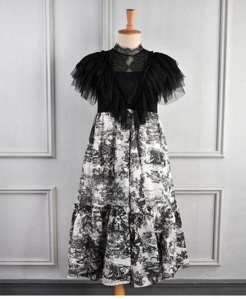 milan runway dress 2019 vintage black lace ruffles ink animal print long women dress designer vestidos de festa yy499752285
milan runway dress 2019 vintage black lace ruffles ink animal print long women dress designer vestidos de festa yy499752285