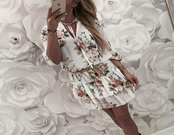 vintage women039s wrap summer vneck boho floral print dress elegant ladies holiday beach mini sundress plus size5070224, Black;gray
vintage women039s wrap summer vneck boho floral print dress elegant ladies holiday beach mini sundress plus size5070224, Black;gray